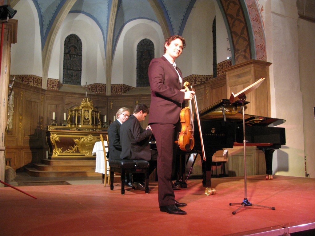 Adam LALOUM au piano, Adrien LA MARCA au violon alto...